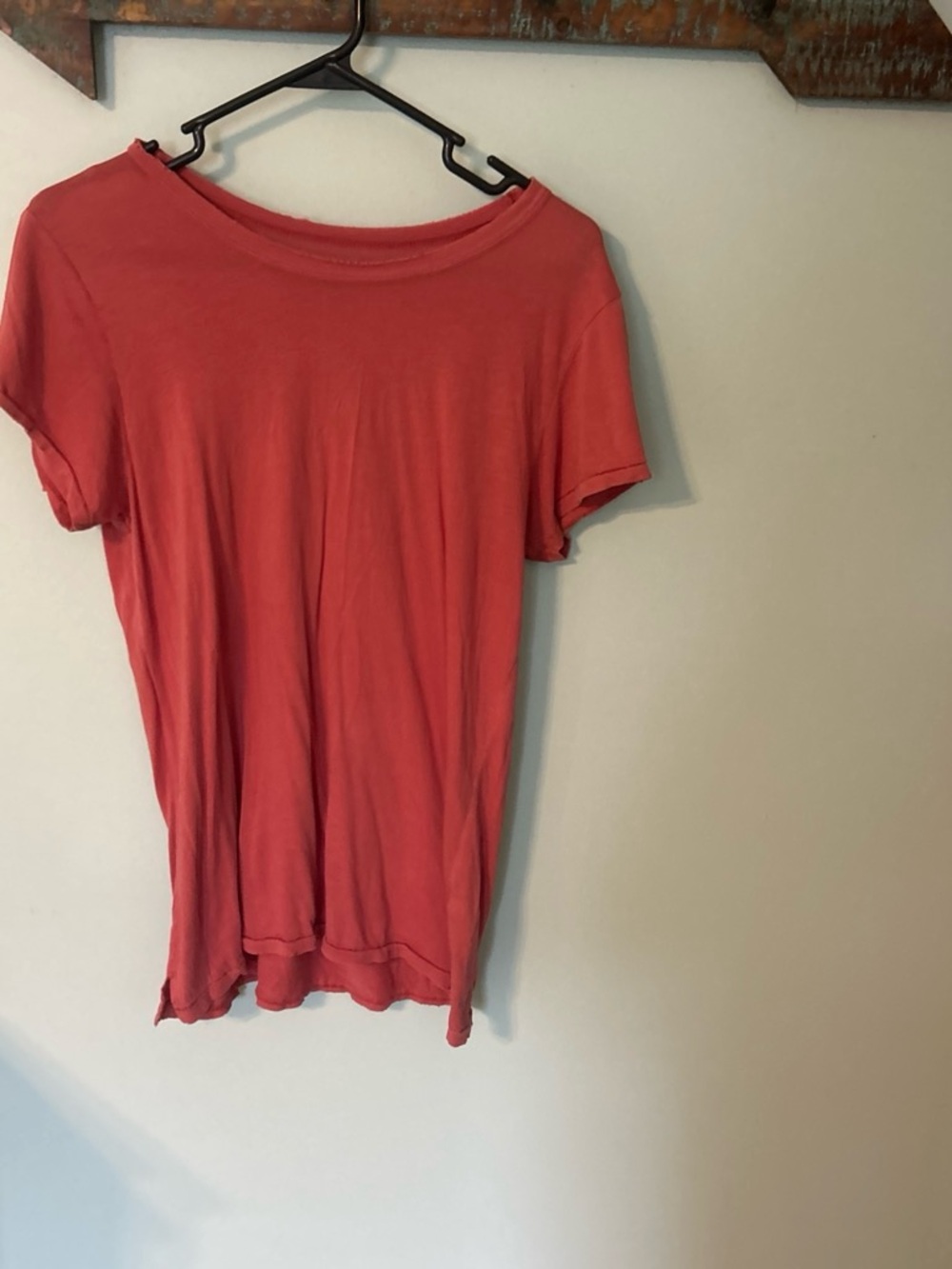 aerie Coral Short Sleeve Tee